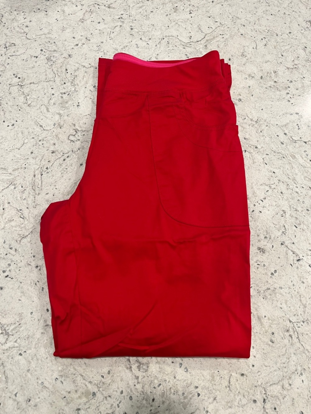 Beyond Scrubs Bright Red Scrub pants